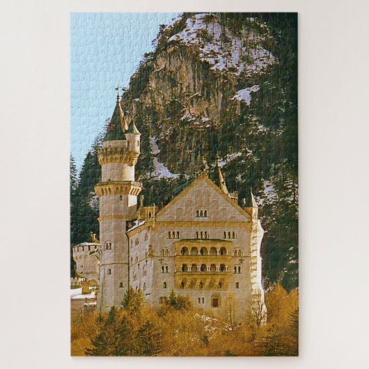 Kasteel Neuschwanstein Duitsland. Legpuzzel (Verticaal)