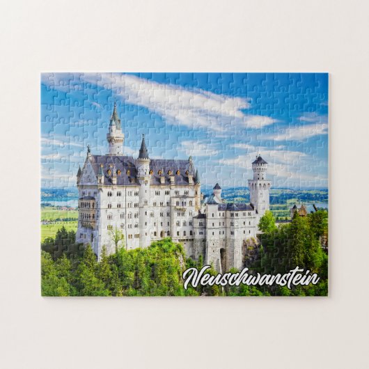Kasteel Neuschwanstein, Duitsland Legpuzzel (Horizontaal)