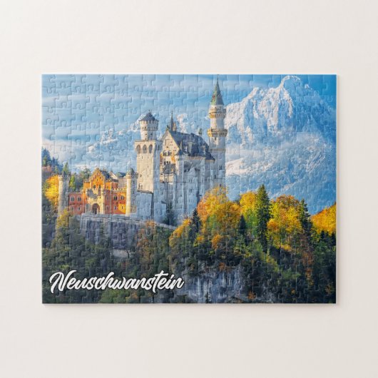 Kasteel Neuschwanstein, Duitsland Legpuzzel (Horizontaal)