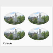 Kasteel Neuschwanstein - Duitsland Ovale Sticker (Vel)