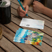 Kasteel Neuschwanstein Duitsland Waterverf Briefka Kaart