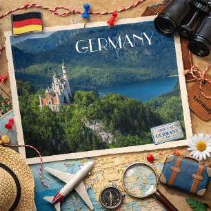 Kasteel Neuschwanstein – Duitslands sprookjesachti Briefkaart