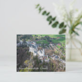 Kasteel Neuschwanstein en Alpenvallei in Duitsland Briefkaart (Staand voorkant)
