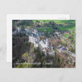 Kasteel Neuschwanstein en Alpenvallei in Duitsland Briefkaart (Voorkant / Achterkant)