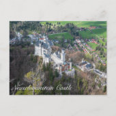Kasteel Neuschwanstein en Alpenvallei in Duitsland Briefkaart (Voorkant)
