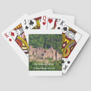 Kasteel Neuschwanstein Frankfurt & Duitse Quote Speelkaarten