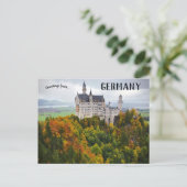 Kasteel Neuschwanstein Hohenschwangau Duitsland Briefkaart (Staand voorkant)