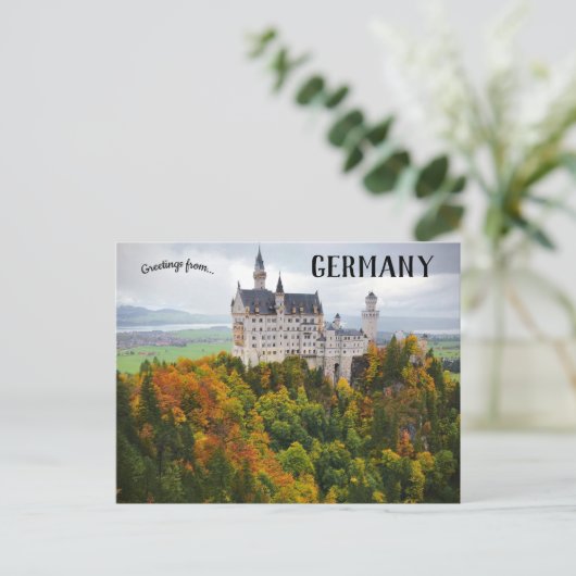 Kasteel Neuschwanstein Hohenschwangau Duitsland Briefkaart (Staand voorkant)