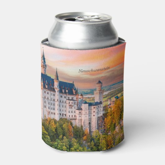 Kasteel Neuschwanstein in Beieren Blikjeskoeler (Blikje Voorkant)