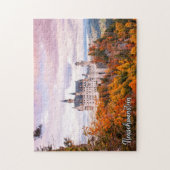 Kasteel Neuschwanstein in de herfst Legpuzzel (Verticaal)