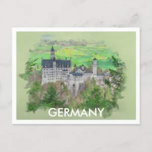 Kasteel Neuschwanstein in Duitsland Briefkaart