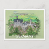 Kasteel Neuschwanstein in Duitsland Briefkaart (Voorkant)