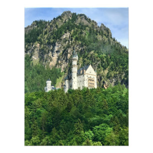 Kasteel Neuschwanstein in Schwangau, Duitsland Foto Afdruk