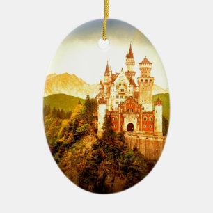 Kasteel Neuschwanstein Keramisch Ornament