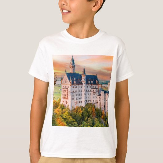 Kasteel Neuschwanstein - Sprookjesachtig Avontuur  T-shirt (Voorkant)