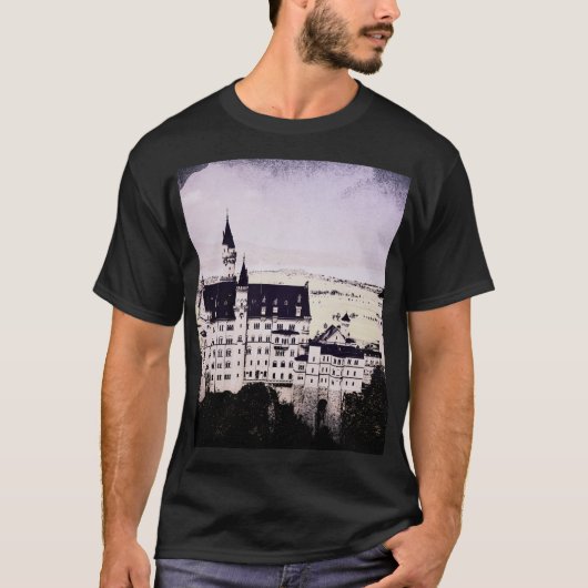 Kasteel Neuschwanstein T-shirt (Voorkant)