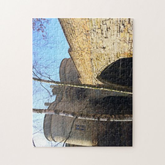 Kasteel Nottingham. Legpuzzel (Verticaal)