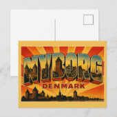 Kasteel Nyborg Denemarken Briefkaart (Voorkant / Achterkant)