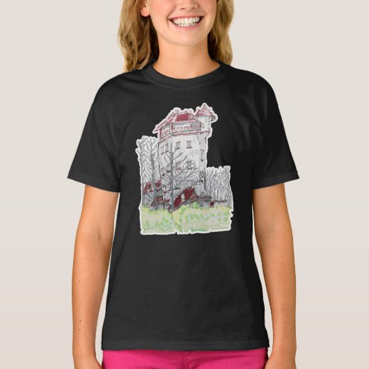 Kasteel Palthetoren in Sprengenberg T-shirt (Voorkant)
