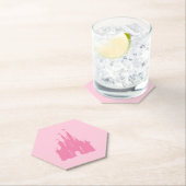 Kasteel Papier Coaster Kartonnen Onderzetters (Insitu)