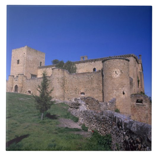 Kasteel Pedraza, Castilië en León, Spanje Tegeltje (Voorkant)