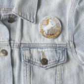 Kasteel Pegasus Eenhoorn speld Ronde Button 5,7 Cm (In situ)