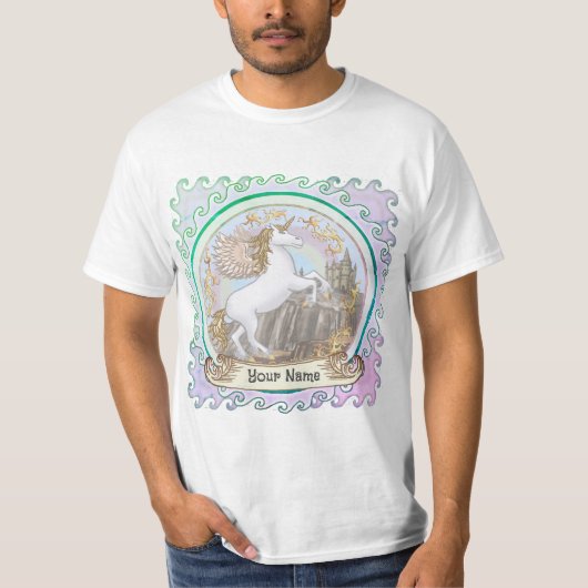 Kasteel Pegasus Eenhoorn T-shirt (Voorkant)