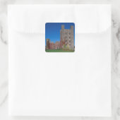 Kasteel Penrhyn, Gwynedd, Wales 2 Vierkante Sticker (Tas)