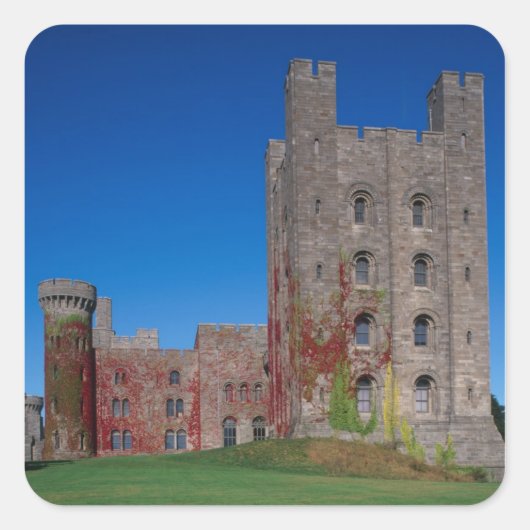 Kasteel Penrhyn, Gwynedd, Wales 2 Vierkante Sticker (Voorkant)