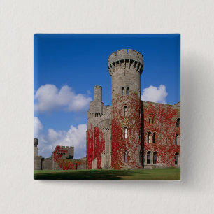 Kasteel Penrhyn, Gwynedd, Wales 3 Vierkante Button 5,1 Cm