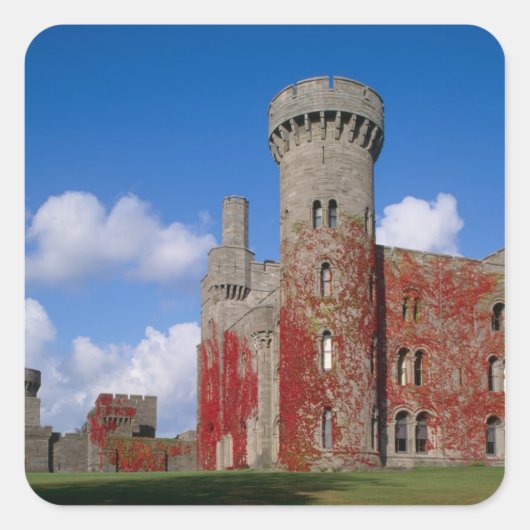 Kasteel Penrhyn, Gwynedd, Wales 3 Vierkante Sticker (Voorkant)