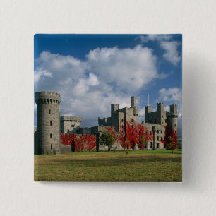Kasteel Penrhyn, Gwynedd, Wales Vierkante Button 5,1 Cm
