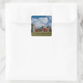 Kasteel Penrhyn, Gwynedd, Wales Vierkante Sticker (Tas)