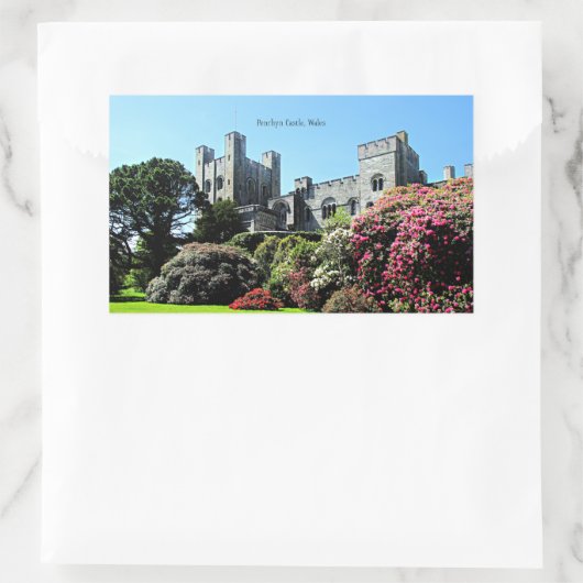 Kasteel Penrhyn, Wales Rechthoekige Sticker (Tas)