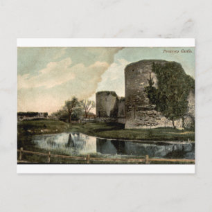 Kasteel Pevensey Oude Ruïnes in Sussex Briefkaart