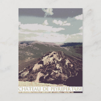 Kasteel Peyrepertuse Cathar Briefkaart