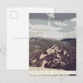 Kasteel Peyrepertuse Cathar Briefkaart (Voorkant / Achterkant)