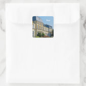 Kasteel Poppelsdorf Vierkante Sticker (Tas)