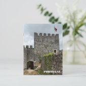  Kasteel Portugal Fotografie, Aangepaste reizen Feestdagenkaart (Staand voorkant)