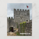 Kasteel Portugal Fotografie, Aangepaste reizen Feestdagenkaart (Voorkant)