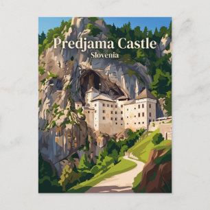 Kasteel Predjama Slovenië Briefkaart