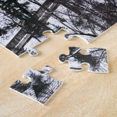 Kasteel Puzzle Bran in Roemenië Legpuzzel (Zijkant)