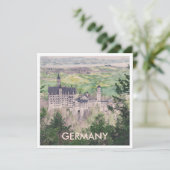 Kasteel Retro Neuschwanstein in Duitsland (Staand voorkant)