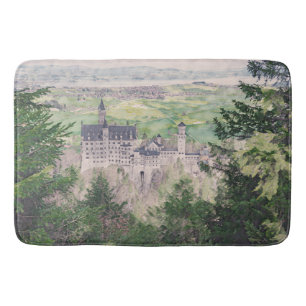 Kasteel Retro Neuschwanstein in Duitsland Badmat