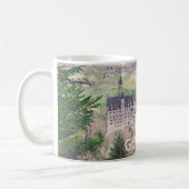 Kasteel Retro Neuschwanstein in Duitsland Koffiemok (Links)