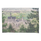 Kasteel Retro Neuschwanstein in Duitsland Kussensloop (Voorkant)