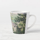 Kasteel Retro Neuschwanstein in Duitsland Latte Mok (Rechts)