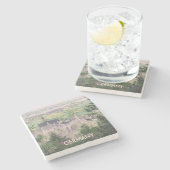 Kasteel Retro Neuschwanstein in Duitsland Stenen Onderzetter (Zijkant)