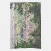 Kasteel Retro Neuschwanstein in Duitsland Theedoek (Verticaal)