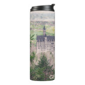 Kasteel Retro Neuschwanstein in Duitsland Thermosbeker (Gedraaid links)